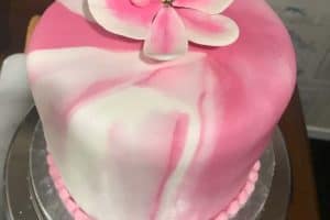 Marbled Fondant Cake Cover