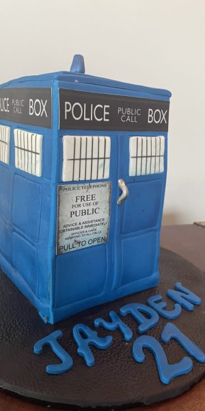 tardis cake