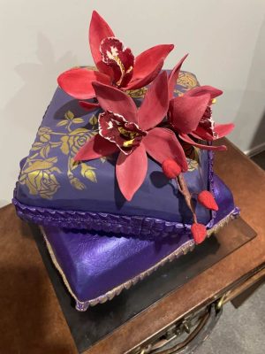 orchid cake