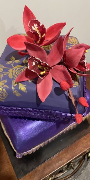 orchid cake